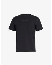 lululemon - Zeroed In Brand-print Stretch Cotton-blend T-shirt - Lyst