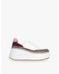 Chloé - Nama Wedge Sneakers - Lyst