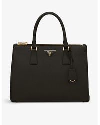 Prada - Galleria Large Saffiano-leather Tote Bag - Lyst