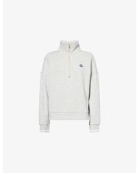 Varley - Bertie Half-Zip Stretch-Woven Sweatshirt - Lyst