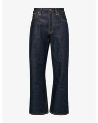 Nudie Jeans - Loud Larry Wide-Leg Denim Jeans - Lyst