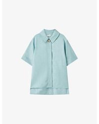 JOSEPH - Volu Relaxed-Fit Linen-Blend Shirt - Lyst