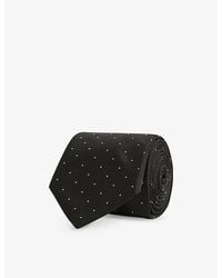 Reiss - Liam Polka-Dot Woven Tie - Lyst