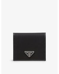 Prada - Re-nylon Recycled-nylon And Leather Wallet - Lyst