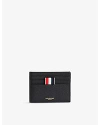 Thom Browne - Grained-Leather Card Holder - Lyst