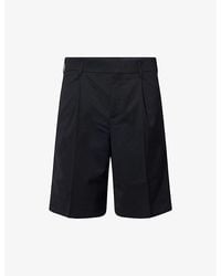 Jacquemus - Le Short Ovalu Pleated Wool Shorts - Lyst