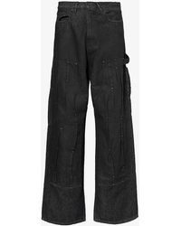 Kusikohc - Rivet Wide-leg Relaxed-fit Jeans - Lyst