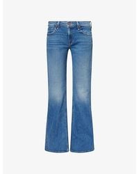 Mother - The Jinx Heel Bootcut Denim Jeans - Lyst