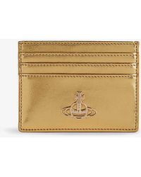 Vivienne Westwood - Logo-plaque Faux-leather Card Holder - Lyst