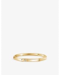Messika - Moderniste Medium 18Ct And 0.05Ct Diamond Bangle Bracelet - Lyst