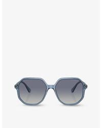 Swarovski - Sk6003 Irregular-frame Gem-embellished Acetate Sunglasses - Lyst