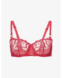 Chantelle - Fleurs Lace Balconette Bra - Lyst