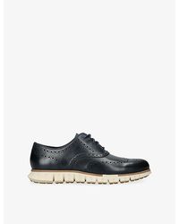 Cole Haan - Zerøgrand Wingtip Leather Oxford Shoes - Lyst