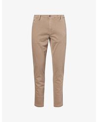 Replay - Benni Straight-Leg Stretch-Cotton Chinos - Lyst