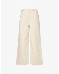 Skall Studio - Willow Wide-Leg Denim Jeans - Lyst