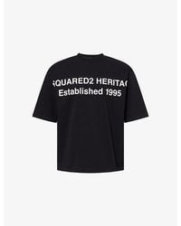 DSquared² - Heritage Oversized Cotton T-Shirt - Lyst
