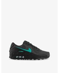 Nike - Air Max 90 Leather And Mesh Low-Top Trainers - Lyst