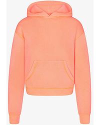 Skims - Light French Terry Relaxed-fit Cotton-blend Hoody - Lyst