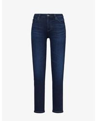 AG Jeans - Prima Ankle Slim-fit Mid-rise Stretch-denim Jeans - Lyst