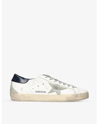 Golden Goose - Superstar Star-Appliqué Leather Low-Top Trainers - Lyst