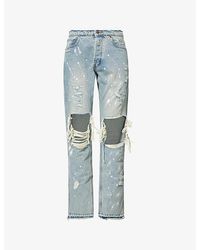 Casey Jean By Jean Vintage - Painter Straight-Leg Denim Jeans - Lyst