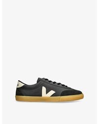 Veja - Volley Low-Top Leather Trainers - Lyst