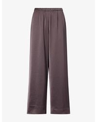 Jenni Kayne - Demi Elasticated Satin Trousers - Lyst
