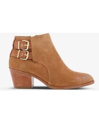 dune olyvea suede ankle boots