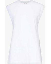 Agolde - Raya Muscle Cotton-jersey T-shirt - Lyst