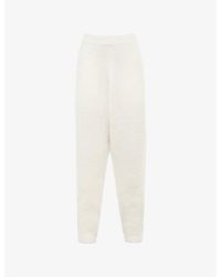 House Of Cb - Geena Tapered Knitted Jogging Bottoms - Lyst