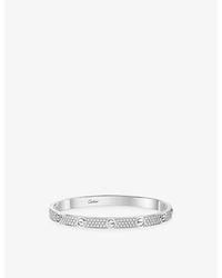 Cartier - Love Pavéd Medium 18Ct- And 237 Brilliant-Cut Diamonds Bracelet - Lyst