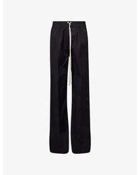 Rick Owens - Dietrich Drawstring-Waist Stretch-Cotton Trousers - Lyst