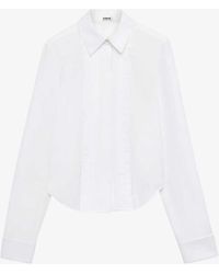 Loewe - Pleated Regular-fit Cotton Shirt - Lyst