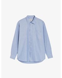 Claudie Pierlot - Cacilia Relaxed-fit Long-sleeve Cotton Shirt - Lyst