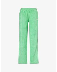 Sporty & Rich - X Prince Brand-embroidered Cotton-jersey jogging Bottoms - Lyst