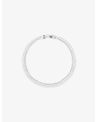 Astrid & Miyu - Illusion Double Chain-Plated Brass Bracelet - Lyst