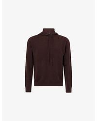 7 For All Mankind - Regular-Fit Knitted Cashmere Hoody - Lyst