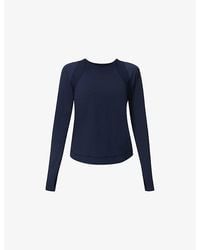 Sweaty Betty - Breathe Easy Long-Sleeved Stretch-Woven Top - Lyst