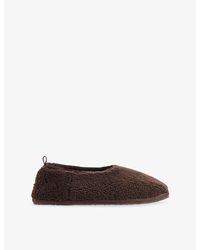 Whistles - Shearling Ballet Slippers - Lyst