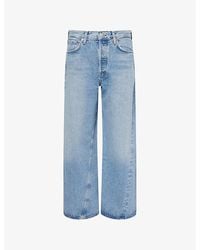 Agolde - Twist Low Slung Baggy Denim Jeans - Lyst