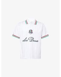 Les Deux - Italy Football Jersey T-Shirt - Lyst