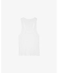 Zadig & Voltaire - Scoop-Neck Modal Vest Top - Lyst