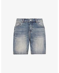 Arne - Relaxed-Fit Mid-Rise Denim Shorts - Lyst