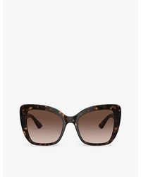 Dolce & Gabbana - Dg4348 Butterfly-frame Acetate Sunglasses - Lyst