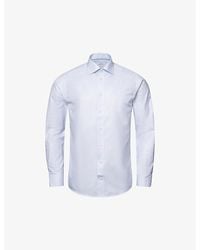 Eton - Signature Slim-fit Cotton-twill Shirt - Lyst