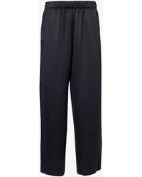 Lounge Underwear - Brand-patch Relaxed-fit Stretch-recycled Polyester Pyjama Trouser - Lyst