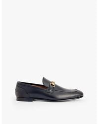 Gucci - Jordaan Horsebit-Embellished Leather Loafers - Lyst