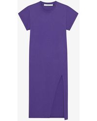 IRO - Litonya Loose-fit Midi Cotton T-shirt Dress - Lyst