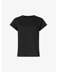 AllSaints - Anna Round-Neck Cotton T-Shirt - Lyst