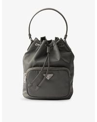 Prada - Duet Re-Nylon Bucket Bag - Lyst